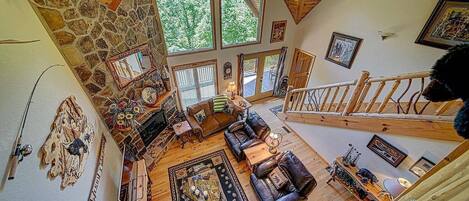 Smart TV, fireplace, printers