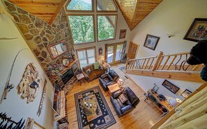 Smart TV, fireplace, printers