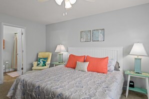 2 habitaciones, cuna de viaje, wifi gratis y ropa de cama