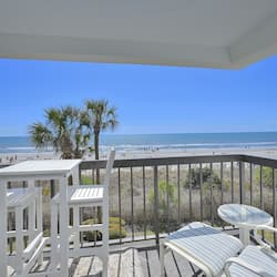Deluxe Condo, 1 Bedroom, Oceanfront (203) | Balcony