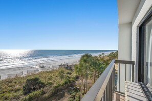 Deluxe Condo, 1 Bedroom, Oceanfront (303) | Balcony - Savoy Grand Cayman by Elliott Realty (Myrtle Beach)