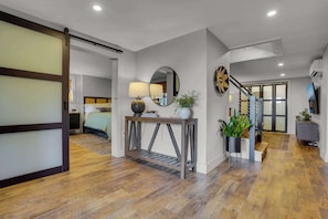 2 bedrooms, iron/ironing board, travel cot, WiFi