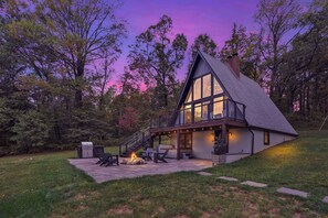 Exterior - Luxury Mountain Chalet with Fireplace & Hot Tub (Birdsboro)