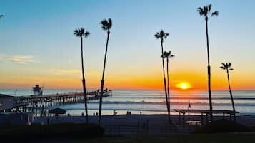 Sun loungers, beach towels