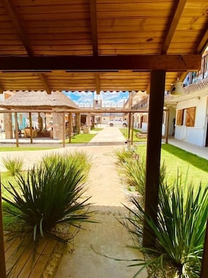 Cabaña Deluxe | Terraza o patio