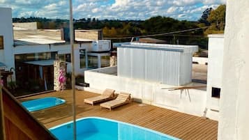 Individually decorated, individually furnished, desk, laptop workspace