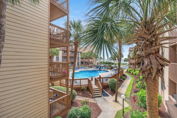 Condo, 2 Bedrooms, Partial Ocean View (I #207) | Útsýni af svölum