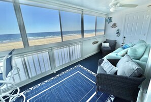Interior - Oceanfront, private porch,unobstructed amazing panoramic views of Atlantic Ocean (Hampton)