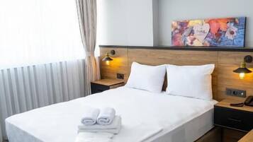 Sábanas de algodón egipcio, ropa de cama de alta calidad y minibar