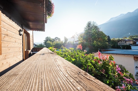 Vista a la montaña. Hotel Rietzer Hof