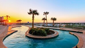 Indoor pool - Oceanfront Gem with Hot Tub & Ocean View|Sleeps 12 (Orange Beach)