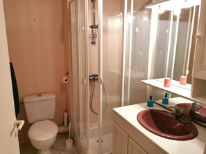 Shower, hair dryer