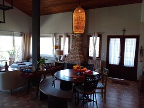 Dining - House on Enseada hill with wonderful views (Guaruja)