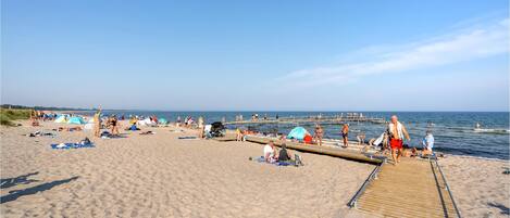 Vlak bij het strand