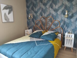 2 bedrooms, iron/ironing board, free WiFi, bed sheets - Gîte des 3 arbres (Aramits)