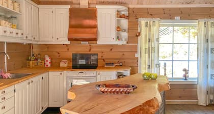 Nice home in Aust-torpa with kitchen