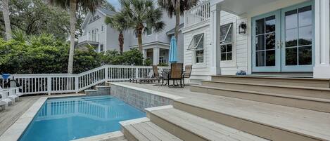 Una piscina climatizada