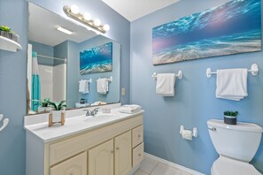 Shower, towels