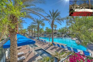 A heated pool, a lap pool - Legacy Villas 1 BR suite - 12 Pools/Spas/Mountain Views/Ground Floor (La Quinta)