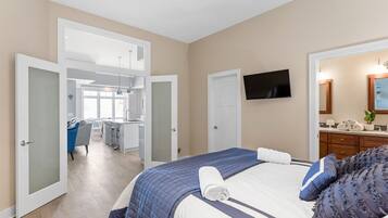2 bedrooms, pillowtop beds, free WiFi, bed sheets