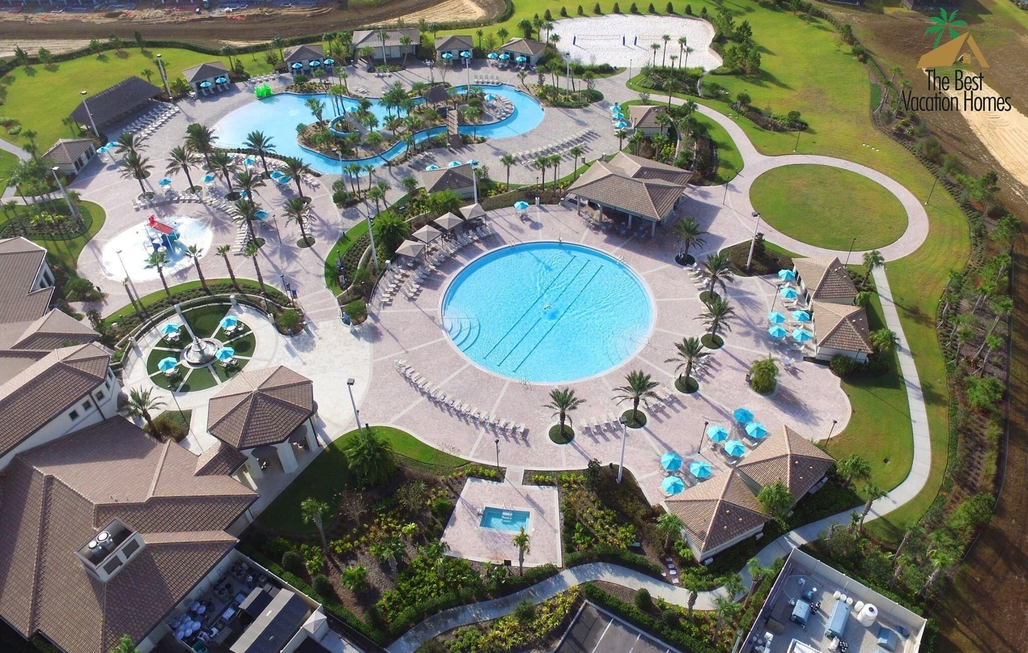 室外游泳池，恒温泳池