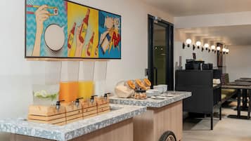 Daily buffet breakfast for a fee