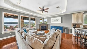 Smart TV, fireplace, offices