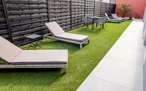 Outdoor dining - Villa, private pool, spa, sauna, billiards, bowling green... (Bain-de-Bretagne)