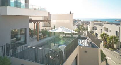 Luxury Villa Natali With Pool,terrace and sea View