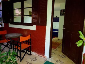 Kamer, 1 slaapkamer, toegankelijk voor mindervaliden, balkon | Dineren