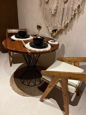 Dining - Stylish and Bright Studio Near the Pool (Tulum)