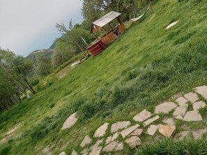 Room, 1 Bedroom, Smoking, Patio | Property grounds - Room in Guest Room - Cozy Holiday Room Near Forest (Rosia Montana)