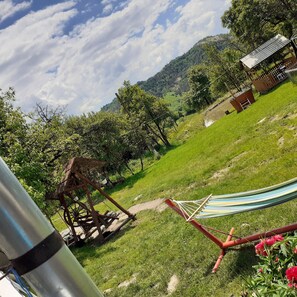 Room, 1 Bedroom, Smoking, Patio | Property grounds - Room in Guest Room - Cozy Holiday Room Near Forest (Rosia Montana)