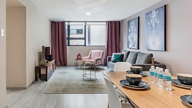 Living room - Pomona Apartments by Daju - 3503 (Mexico City)