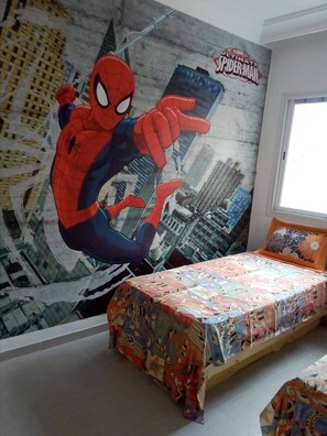 2 makuuhuonetta, vuodevaatteet