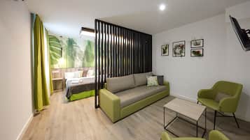 1 habitación, minibar, caja de seguridad en la habitación y escritorio