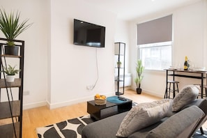 Apartment, 1 Queen Bed | Living room - Livestay - Hidden Covent Garden Gem (London)