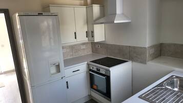 Microwave, oven, stovetop, electric kettle