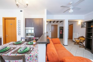 Family Apartment, Multiple Bedrooms (Casa Azzurra 150m From Lake) | Living area - Casa Azzurra 150m From Lake (Riva del Garda)