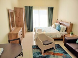 Bed sheets - Beautiful Beach apartment - Al Hamra RAK (Ras Al Khaimah)