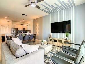 TV, video games, offices