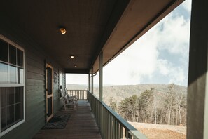Property grounds - Stunning Long Range Views: Mountaintop Cabin w/ Private Sauna + Outdoor Fire Pit (Max Meadows)