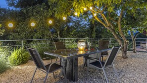 Outdoor dining - Villa Vinko rustic design Villa on superb location (Imotski)