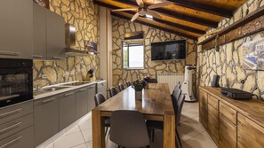 Fridge, oven, dishwasher, electric kettle