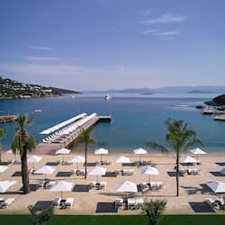 Private beach, white sand, free beach shuttle, free beach cabanas