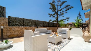 Apartamento conforto | Terraço/pátio