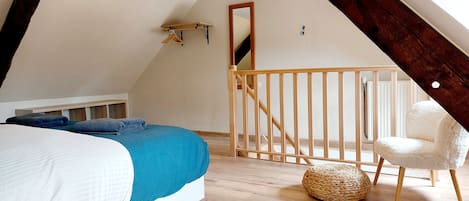 1 habitación y ropa de cama 