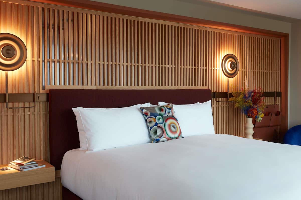 Premium bedding, down duvets, pillow-top beds, free minibar items