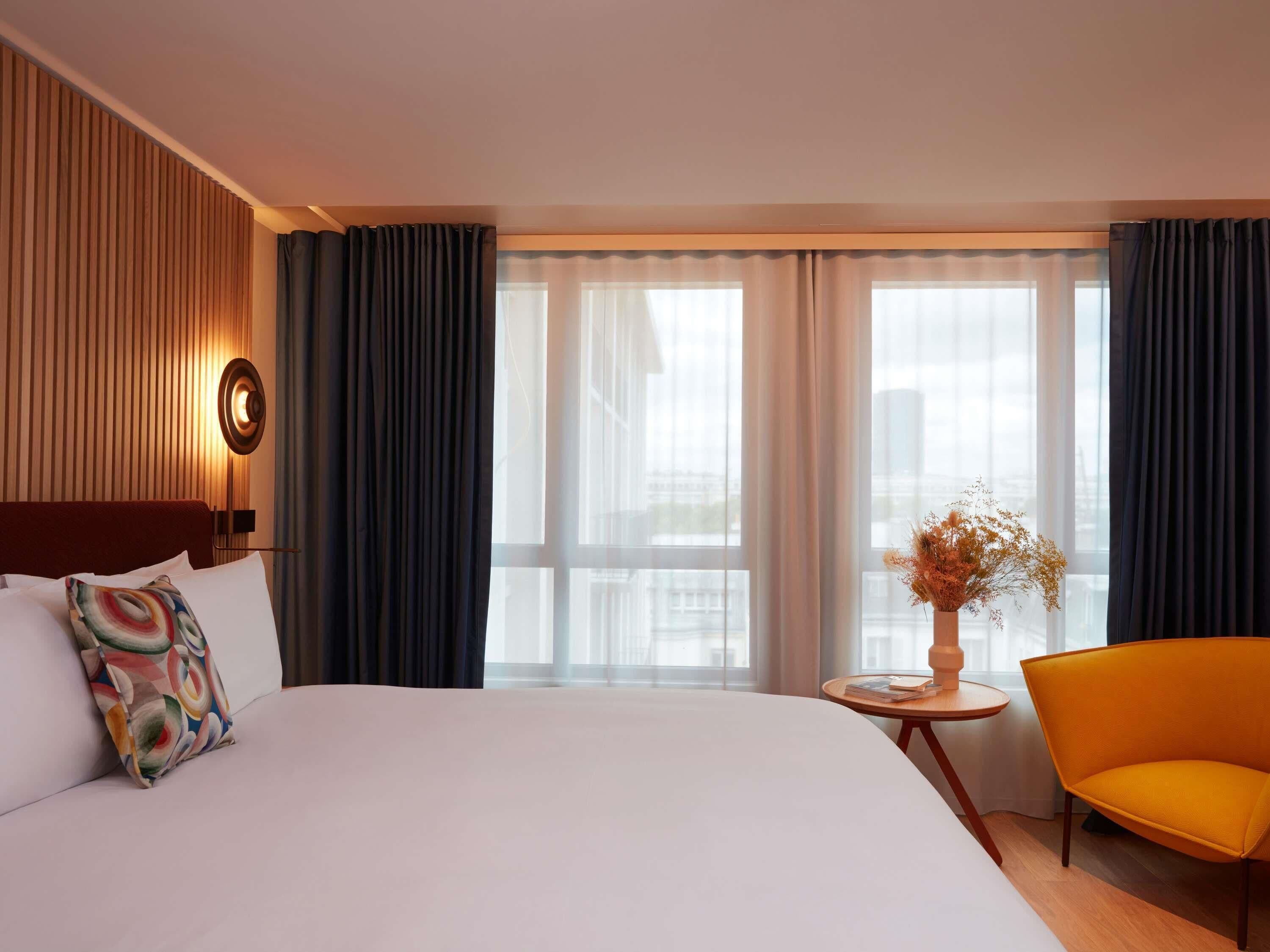 Junior studio, uitzicht op de binnenplaats | Luxe beddengoed, donsdekens, pillowtop-bedden