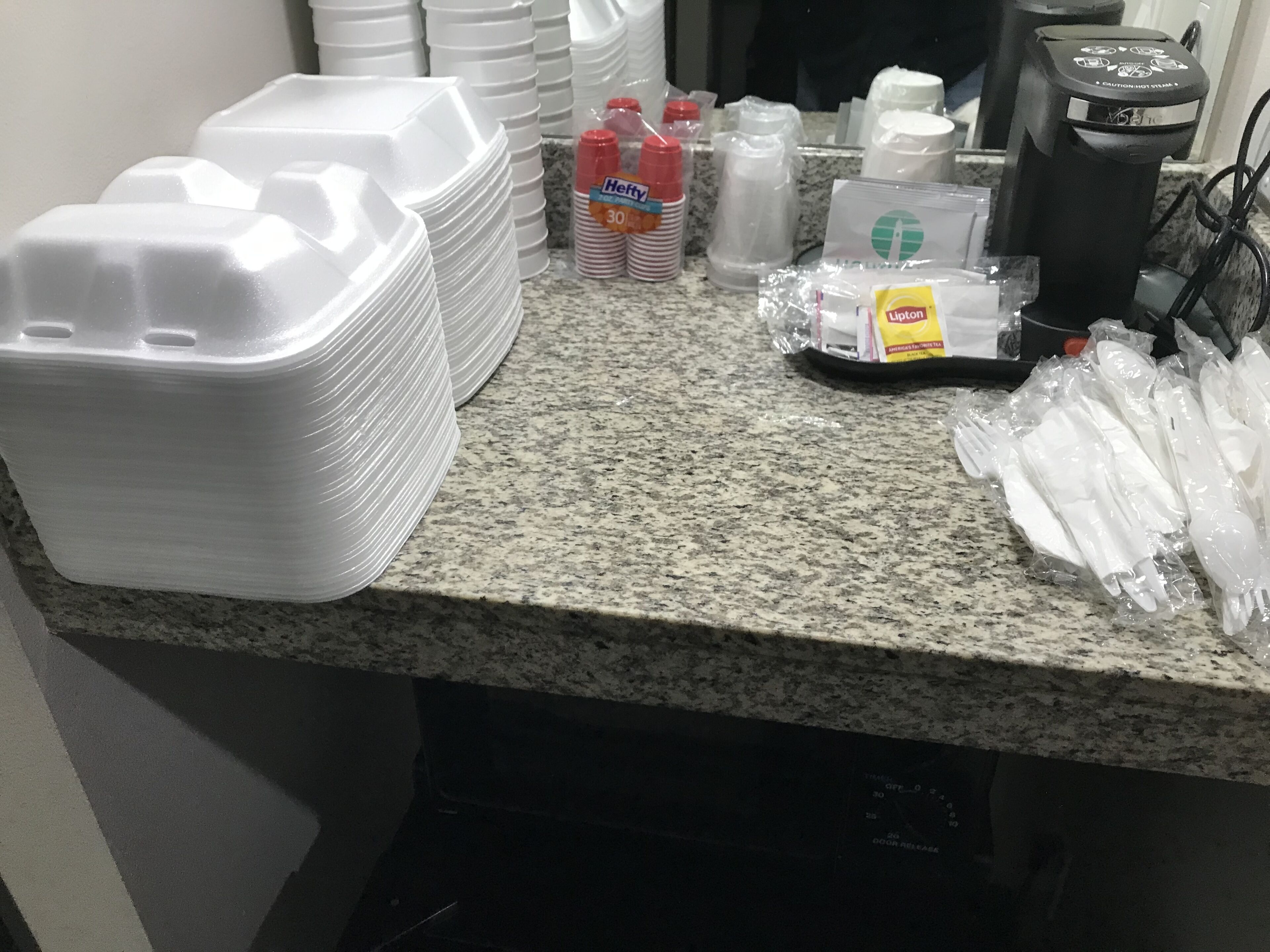 客房内用餐